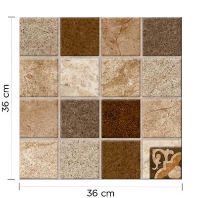 Ceramica Marron Angastaco Mate Ferrazzano Sin Rectificar 36X36 2,33