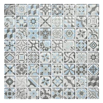 Malla Celeste Santorini Mosaicos Krystales 28,5X28,5