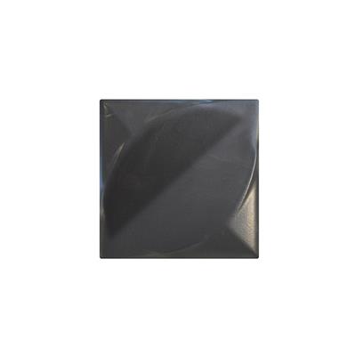 Piu Relieves Hoja Negro Mate 15X15