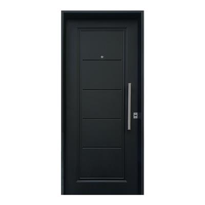 Puerta Abrir Acero Inyectada M330 Barmetal Estándar Izquierda Negra 80