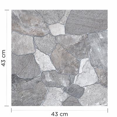 Ceramica Gris Sardegna Mate Cañuelas Sin Rectificar 43X43 2,2