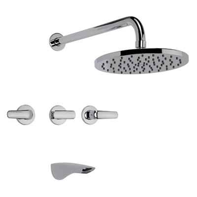 Jgo Bañera/ Ducha Lever Fv Epuyen 103/L2-Cr
