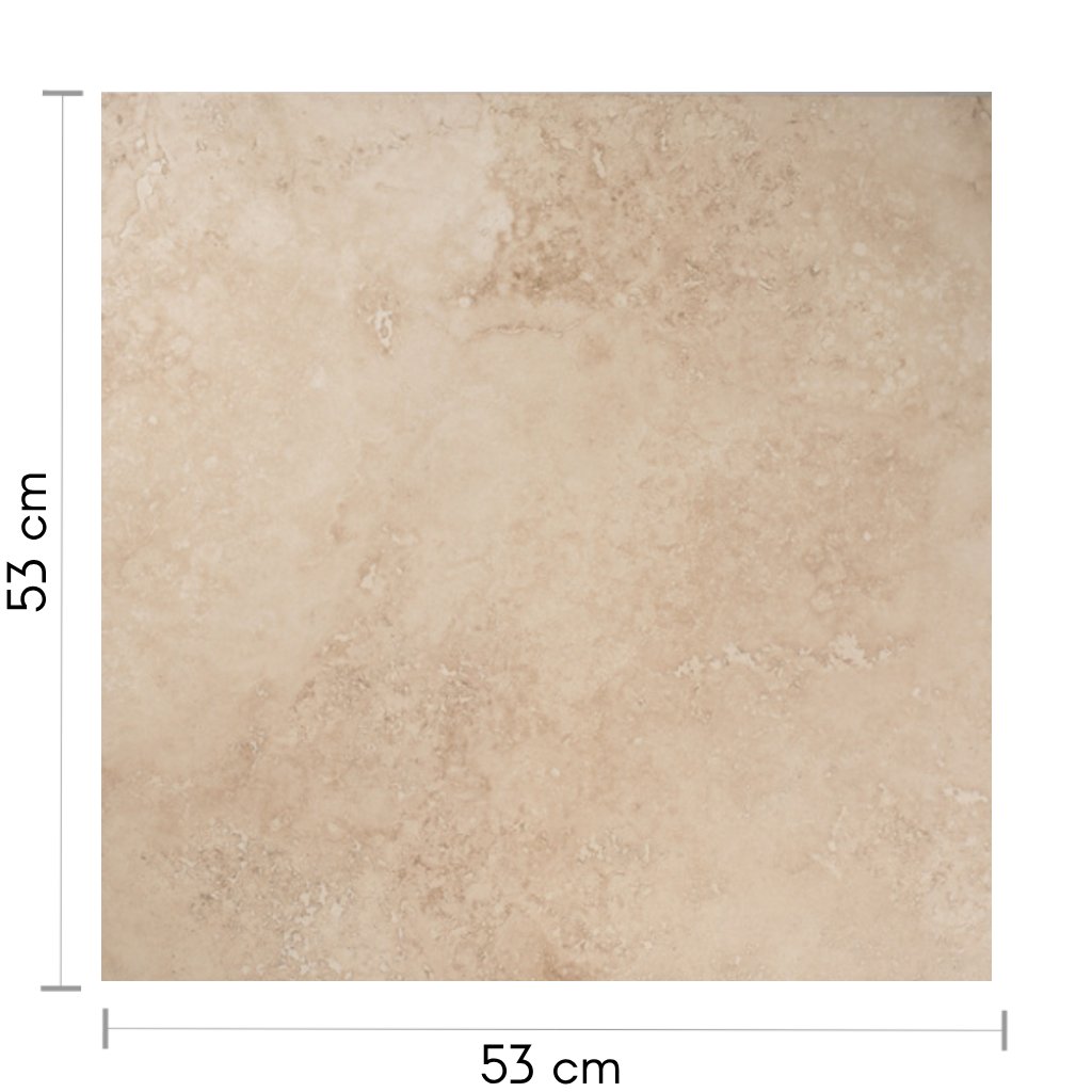Porcelanato San Pietro Kairo Beige Satinado 53X53 2