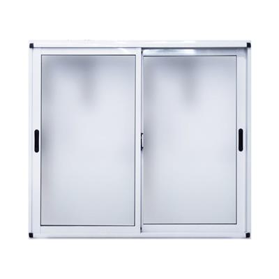 Ventana Corrediza Aluminio Nexo Moderna Blanco Vidrio Entero 120X110 V1064