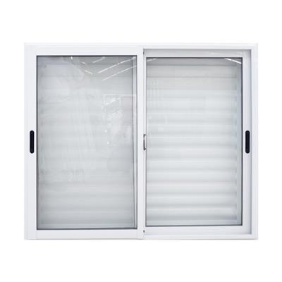 Ventana Corrediza Aluminio Nexo Moderna Celosia Abrir Blanco Ve V1265 150X110