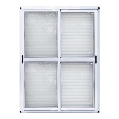 Ventana Corrediza Aluminio Nexo Moderna Celosia Cor Blanco Ve V1585 150X200