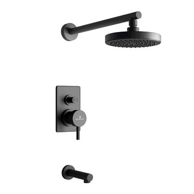 Griferia Bañera Monocomando Estalgrif Arona Negro