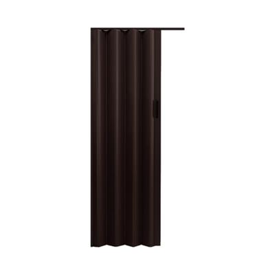 Puerta Plegadiza Pvc 10 Mm Fracas Con Traba Ciega Wengué