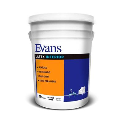 Latex Interior 20 Lt Andina Evans Evi20