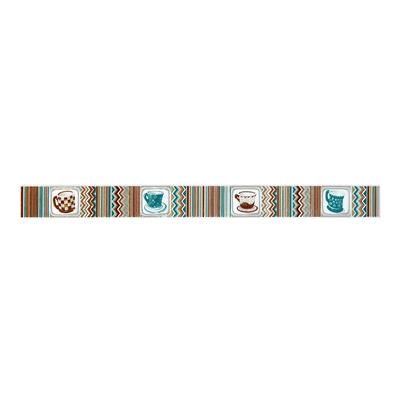 Guarda Friso Cups Tea Marron Acuarela 4,5X45 1160116