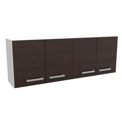 Alacena Coc Express Blanco Y Chocolate Mosconi Melamina 140Cm 10116
