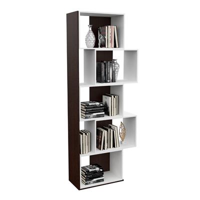 Biblioteca 5 Cubos Est Wengue Y Blanco Mosconi Melam 80980