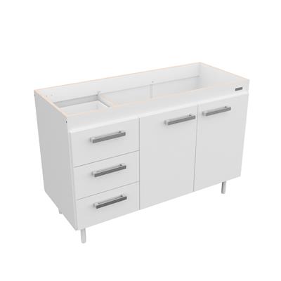 Bajo Mesada S/Bacha Blanco Mosconi Melamina 120Cm 10132