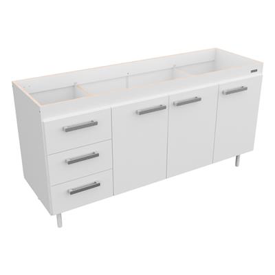 Bajo Mesada S/Bacha Blanco Mosconi Melamina 160Cm 10136