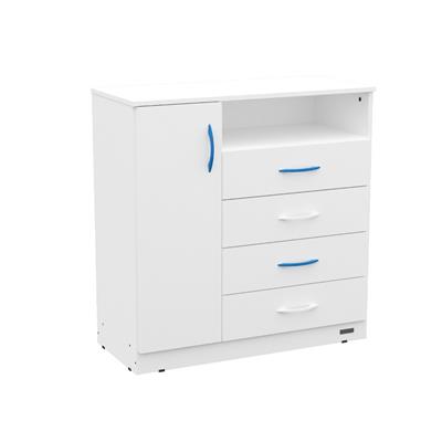 Comoda Cajonera Blanco Mosconi Melamina 55957