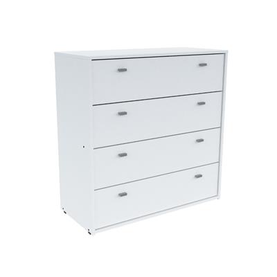 Comoda Cajonera 4 Cajones Blanco Mosconi Melamina 80966