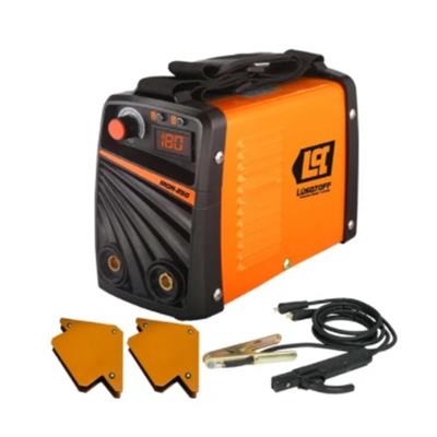 Soldadora Inverter Lusqtoff 10-180A Electrodos MEGAIRON250