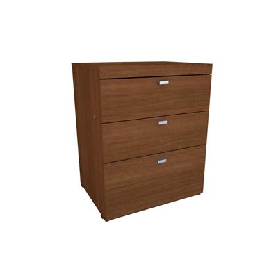 Mesa de Luz Nature 3 Cajones Mosconi 64 × 51 × 40 cm 80940