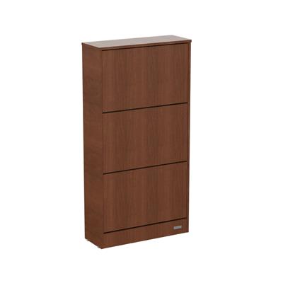 Zapatero 3 Puertas Tabaco Mosconi Melamina 56509