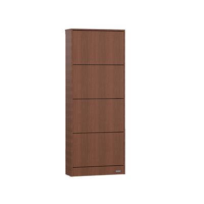 Zapatero 4 Puertas Tabaco Mosconi Melamina 56296