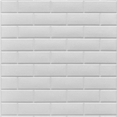 Placa Autoadhesiva Muresco Tile Blanco Mate 70X77 Transito Normal PAU1 9942/1