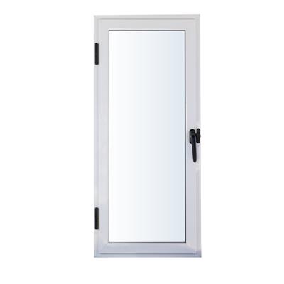Raja De Abrir Derecha Nexo Moderna Aluminio Blanco Vidrio Entero 50X110 V6063D