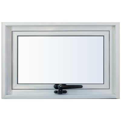 Ventana Desplazable C/Tijera Lateral Nexo Moderna Aluminio Blanco Vidrio Entero 60X40