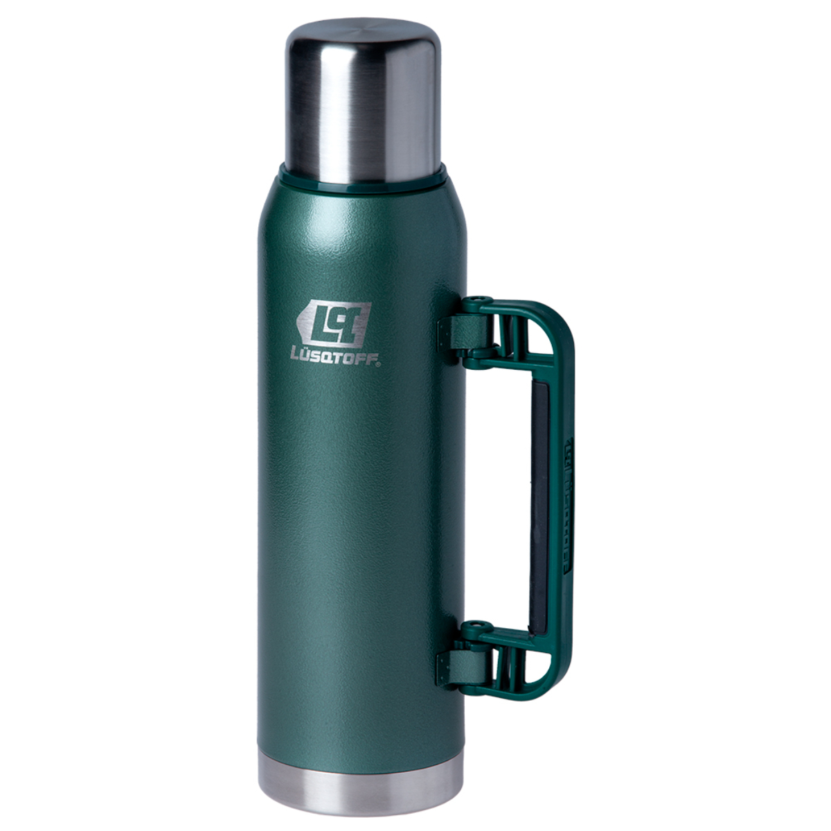 Termo Acero Inox Lusqtoff 1,3 Litros Verde Con Manija TL1.3-9