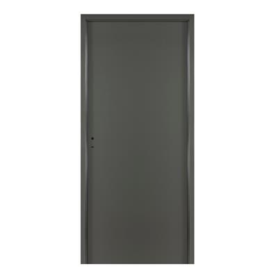 Puerta De Abrir Derecha Oblak Presta Plus 3700G Acero Grafito Lisa Ciega Marco De Chapa 80