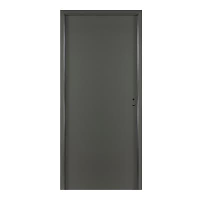 Puerta De Abrir Izquierda Oblak Presta Plus 3700G Acero Grafito Lisa Ciega Marco De Chapa