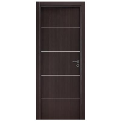 Puerta Placa Oblak Teks (H) Sc Wengue Marco de Madera 70x10 Izquierda