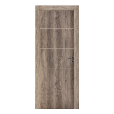 Puerta Oblak Tekstura (H) Nogal Marco De Madera 80X10 Izquierda