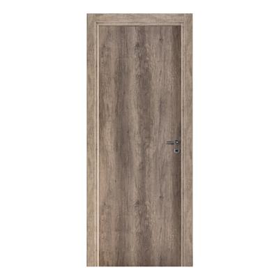 Puerta Placa Oblak Teks (H) Sc Nogal Marco de Madera 70x10 Izquierda