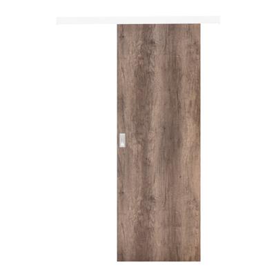 Puerta Oblak Corrediza Guia Exterior Tekstura (L) Lisa Nogal 90