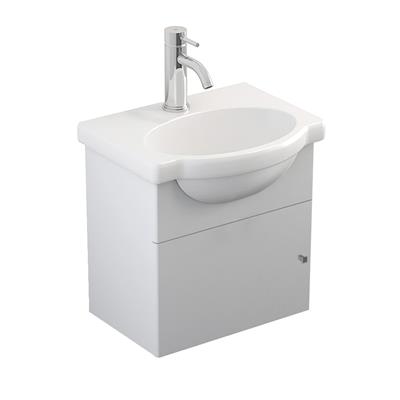 Kit Mueble de Colgar Venecia con Mesada Ferrum 1 Agujero 48 VNC-JG-401-BM