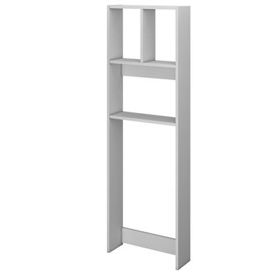 Mueble Organizador Sobre Inodoro Baño Schneider Eco Melamina Blanco RSIAB 165x17x54 cm