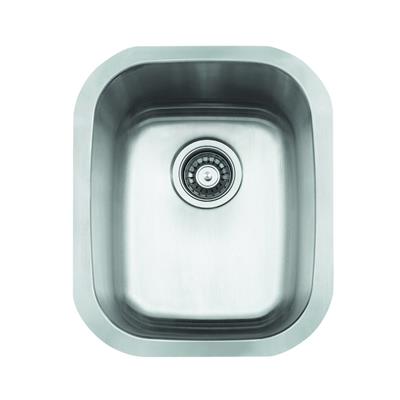 Pileta De Cocina Simple Aisi 304 Aqualia 38X47X18 AQ81136