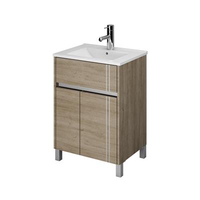 Vanitory De Pie Caju Sin Mesada Schneider Nature 50 V50NACAJ