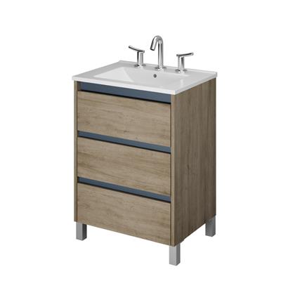 Vanitory Caju Sin Mesada Schneider Piano 60 V60PIC