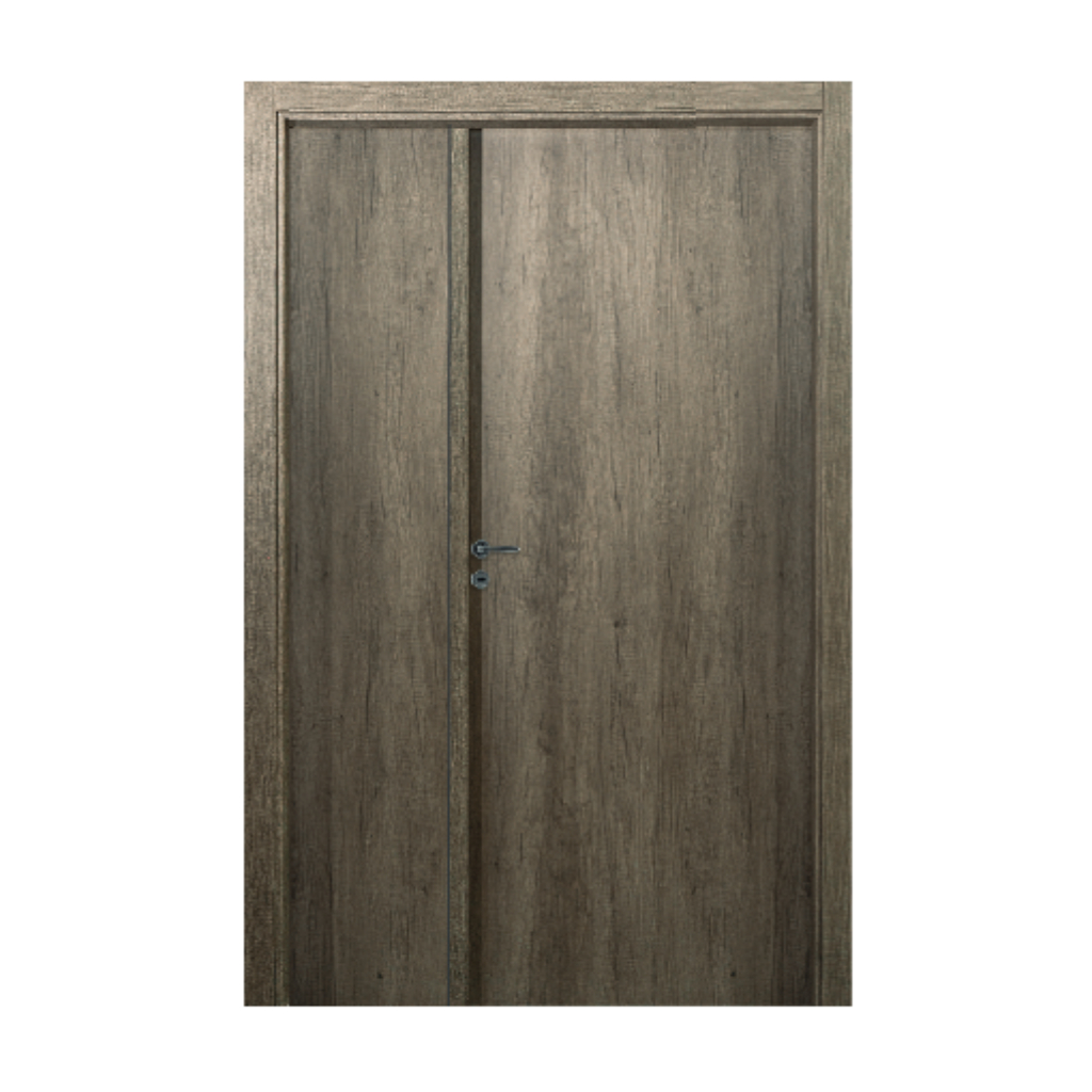 Puerta Placa Oblak Ab Der Tekstura (L) SC Nogal Marco Madera 60+30/20
