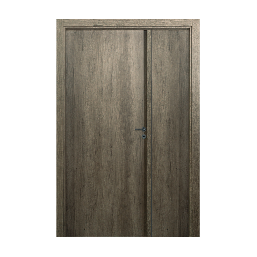 Puerta Placa Oblak Ab Izq Tekstura (L) SC Nogal Marco Madera 60+30/20