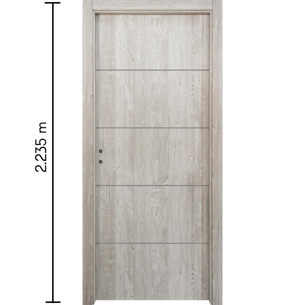 Puerta Placa 220 Oblak Ab Der Tekstura (H) SC Nevada Marco Madera 90/10