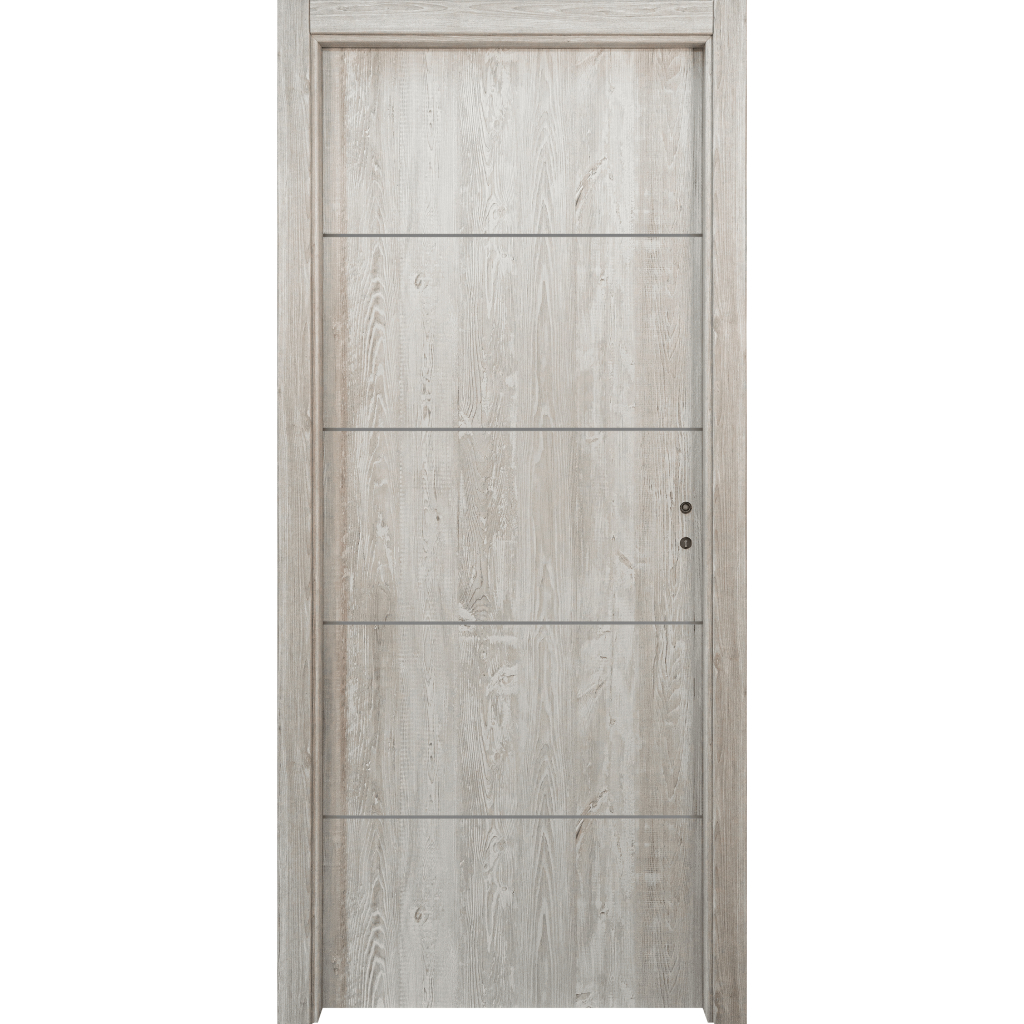 Puerta Placa 220 Oblak Ab Izq Tekstura (H) SC Nevada Marco Madera 70/20