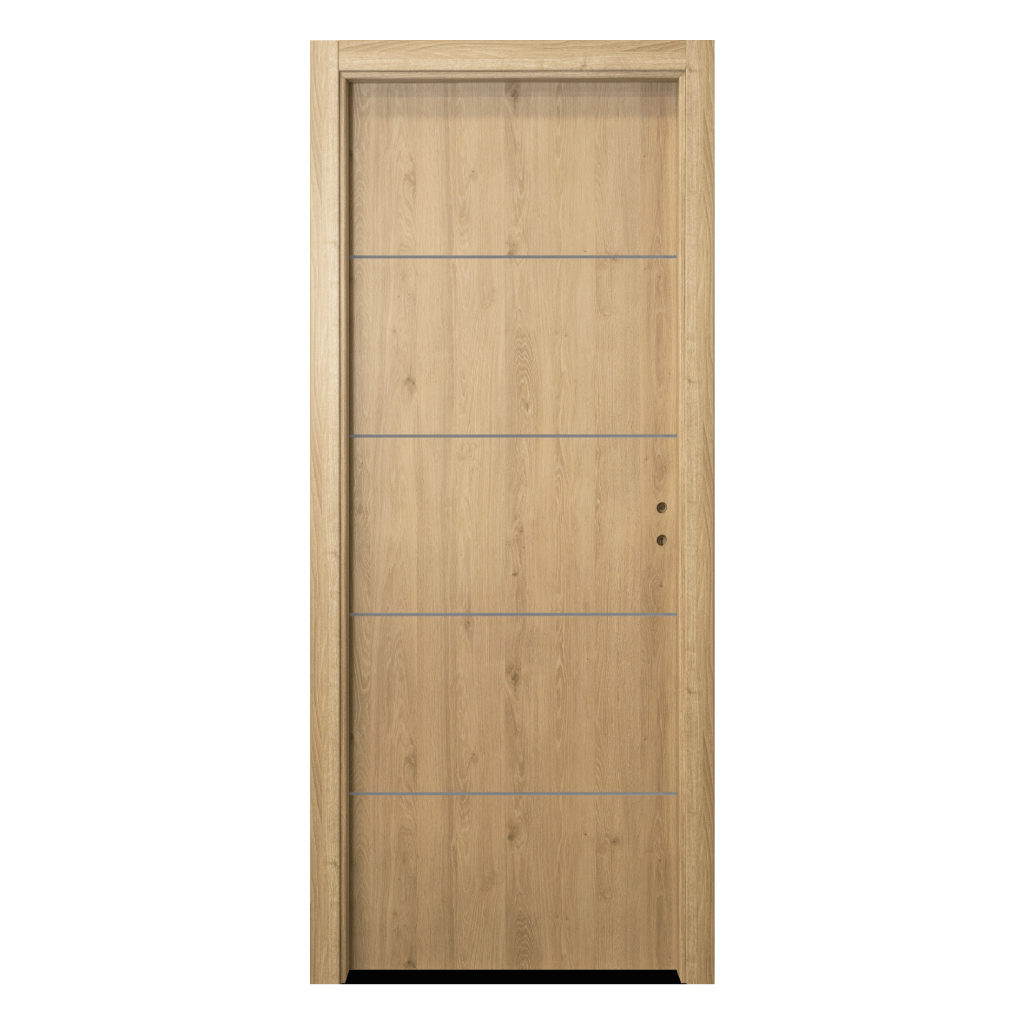 Puerta Placa 220 Oblak Ab Izq Tekstura (H) SC Roble Nat Marco Madera 70/10