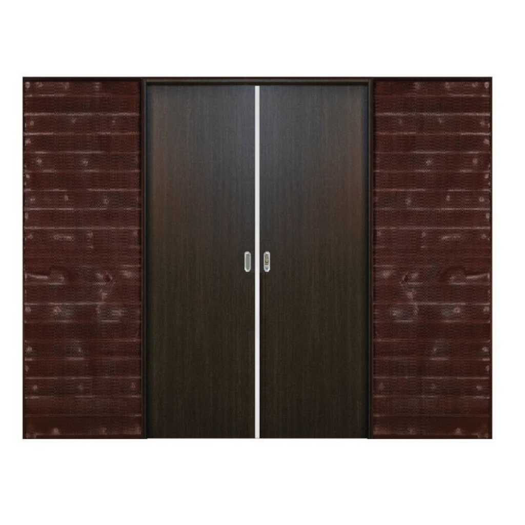 Puerta Embutir Oblak Teks (L) Wengue Marco de Madera Combinado 140x10