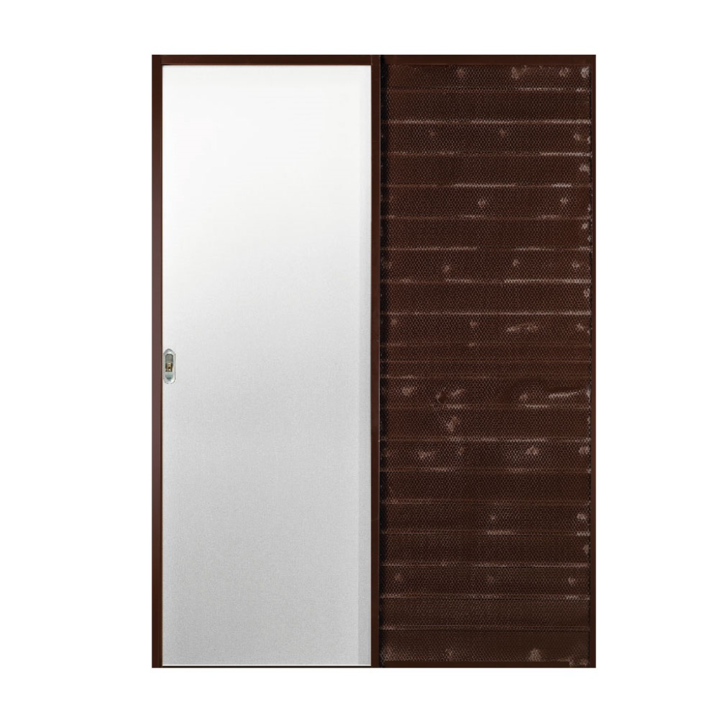 Puerta Embutir Oblak Teks (L) Blanco Marco de Chapa 60x10