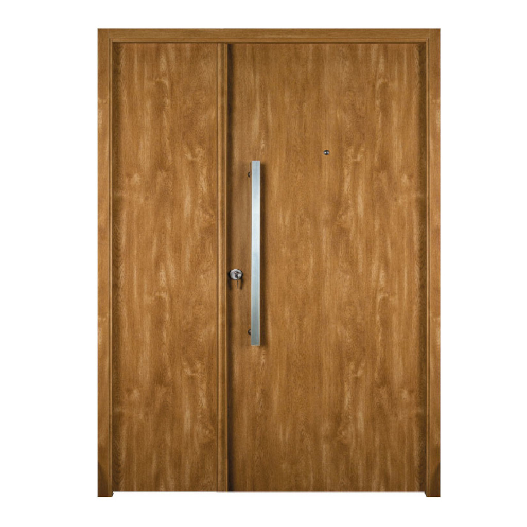 Puerta Residencial Con Un Lateral Ciego Oblak Innova M1900R Roble 80 Derecha