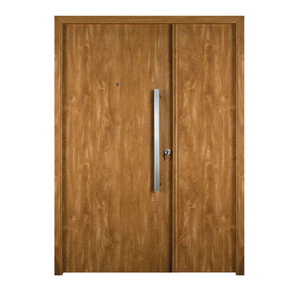 Puerta Residencial Con Un Lateral Ciego Oblak Innova M1900R Roble 80 Izquierda