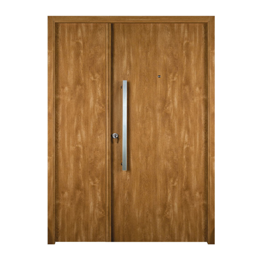Puerta Residencial Con Un Lateral Ciego Oblak Innova M1900R Roble 90 Derecha