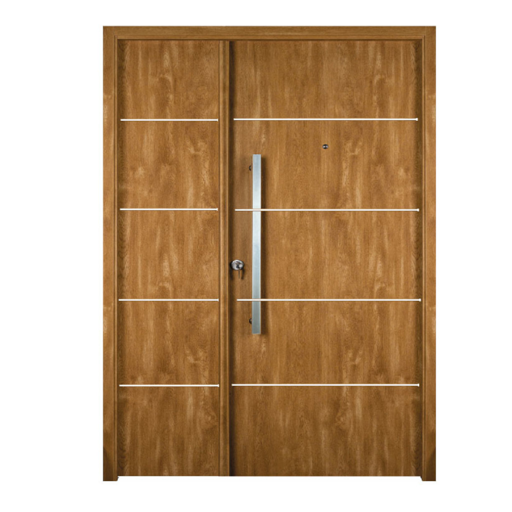 Puerta Residencial Con Un Lateral Ciego Oblak Innova M1983R Roble 80 Derecha